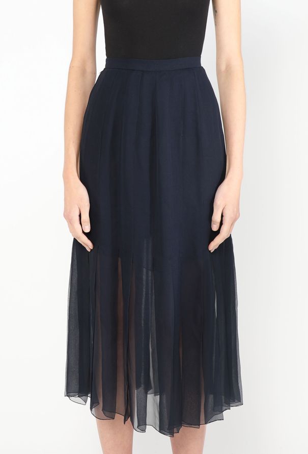 Chanel Haute Couture '90s Chiffon Skirt - 2