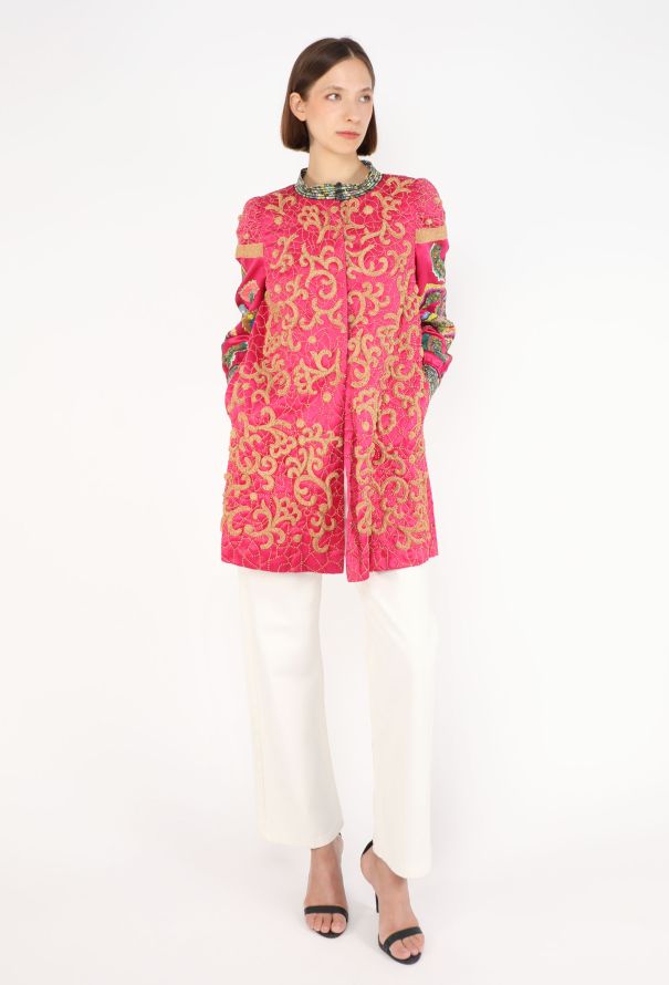 Dries Van Noten Hand-Embellished Silk Jacket, F/W 2008 - 7
