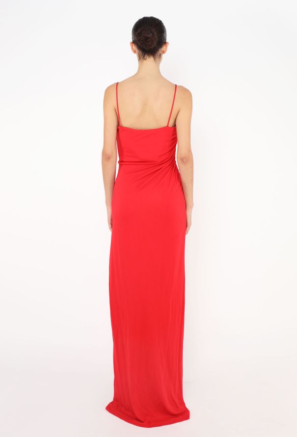 Azzaro Chiffon Sash Bustier Gown - 7