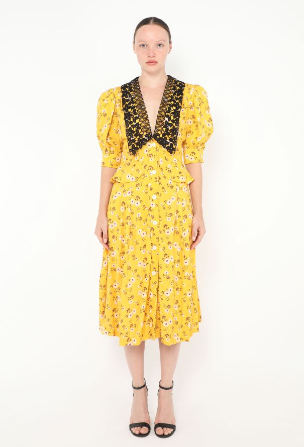 Miu Miu Resort 2020 Peplum Daisy Dress - 1