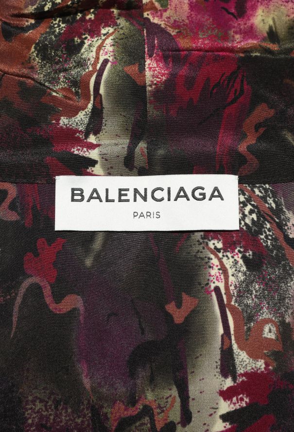 Balenciaga Resort 2018 Abstract Wrap Blouse - 8