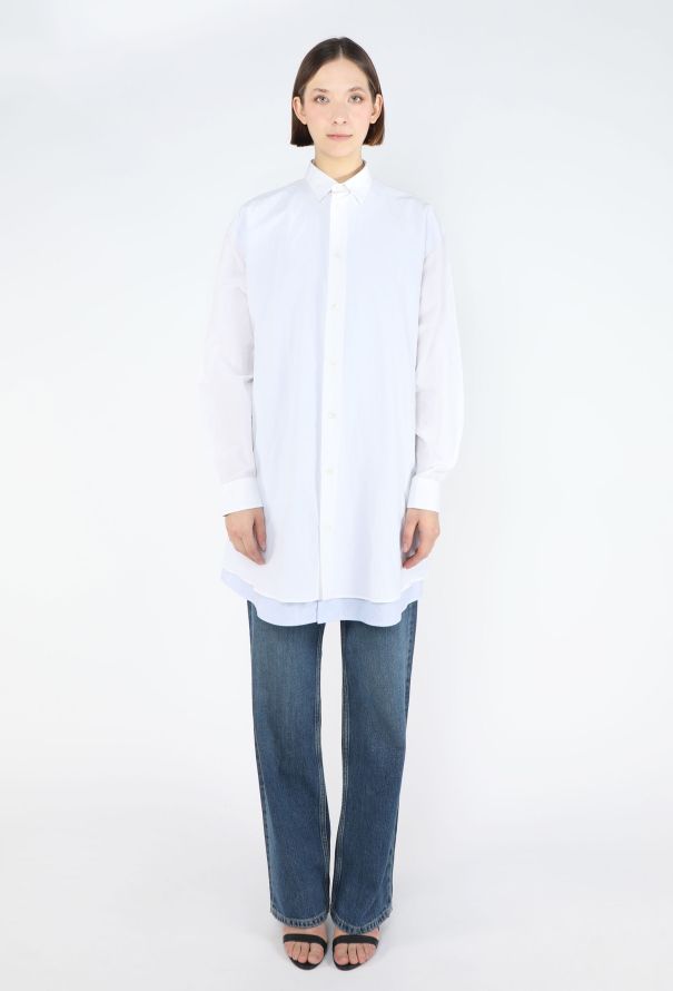 Loewe 2023 Layered Cotton Shirt - 2