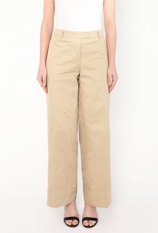 パンツ Miu Miu Navy Blue Gabardine Pant Navy Gabardine Pants | Miu Miu