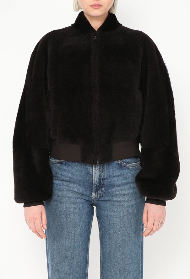 Phoebe Philo 2024 A3 Shearling Bomber Jacket - 1