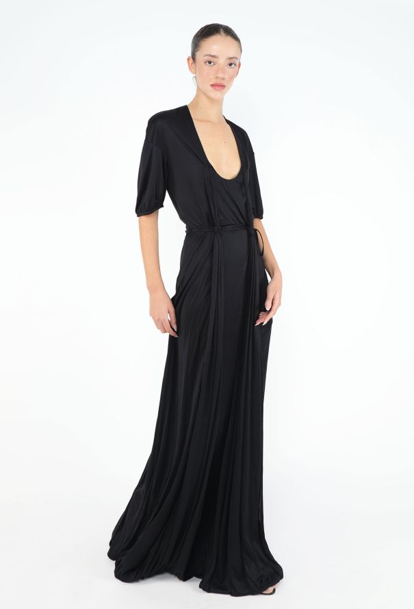 Saint Laurent COLLECTOR '70s Draped Jersey Gown - 2