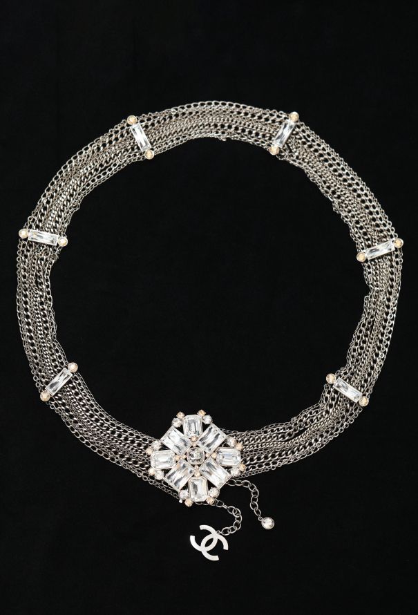 Chanel 2008 Strass Multi-Chainlink Belt - 1
