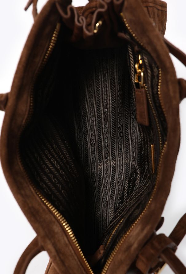 Prada Bonnie Medium Suede Bag, 2025 - 11