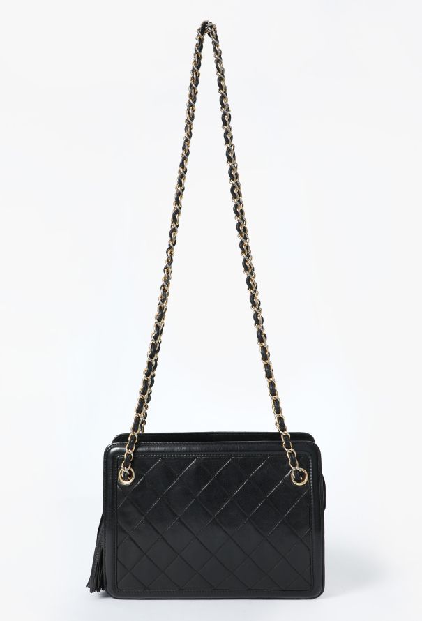 Chanel Vintage '90s Quilted Tassel Shoulder Bag - 1