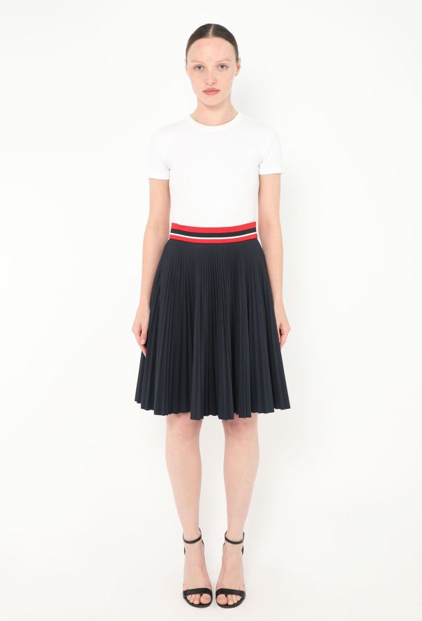 Prada 2014 Striped Pleated Skirt - 3 Prada 2014 Striped Pleated Skirt - 3