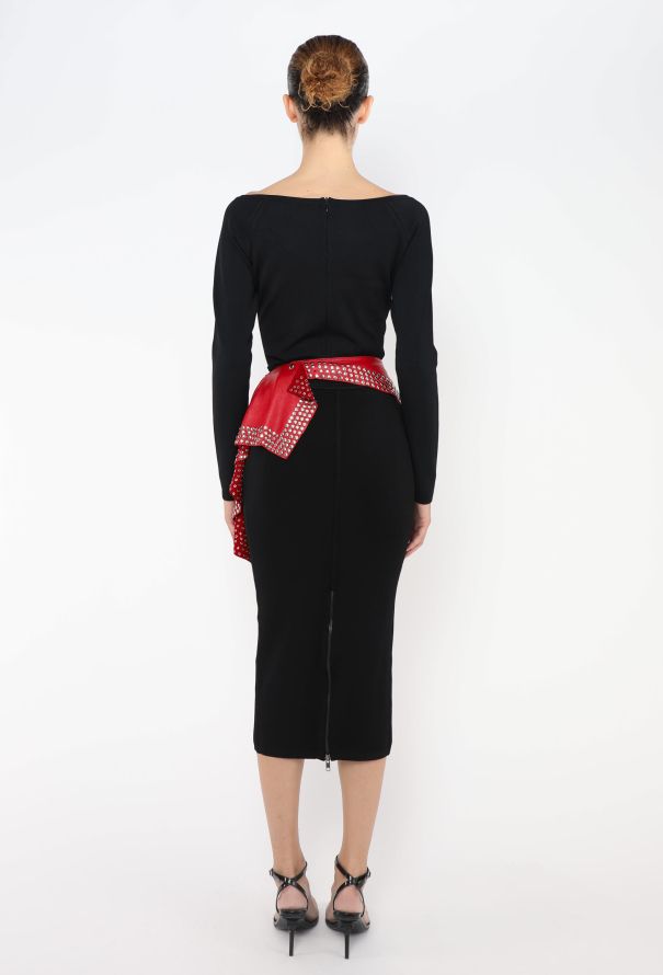 Alaïa COLLECTOR 1981 Lambskin Studded Belt - 8