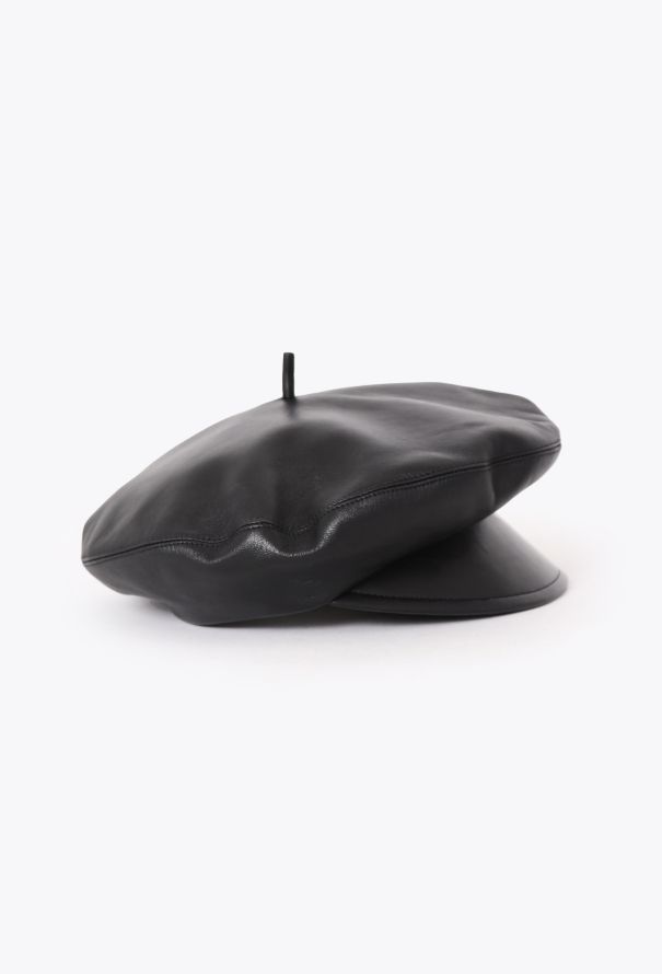 Dior F/W 2017 Lambskin Brimmed Beret - 1