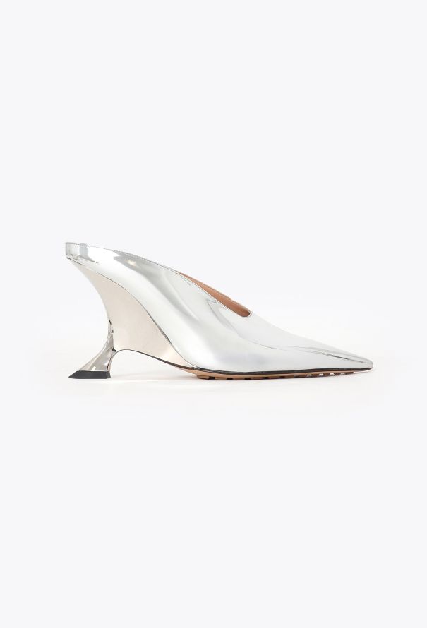 Bottega Veneta Pre-Fall 2024 Metallic Punta Mules - 1