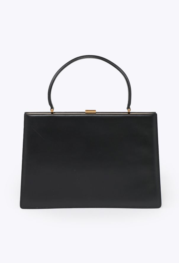 Céline S/S 2017 Black Medium Clasp Bag - 6