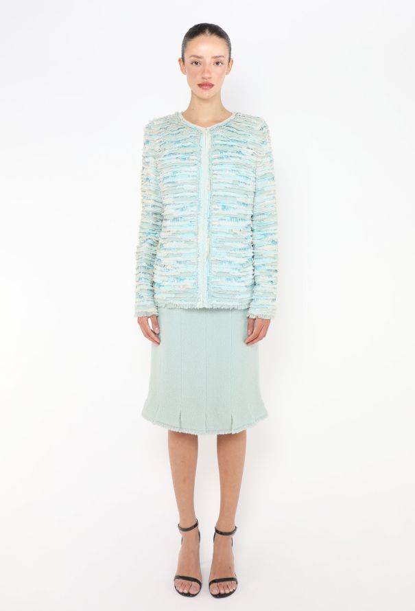 Chanel 1991 Haute Couture Bouclé Dress - 4 Chanel 1991 Haute Couture Bouclé Dress - 4