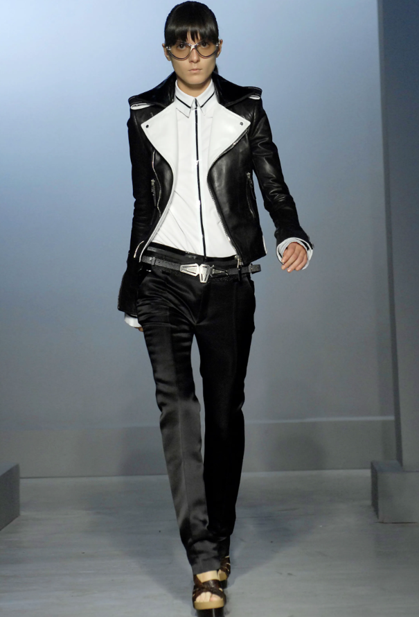 Balenciaga S/S 2007 Patent Trim Cotton Shirt - 2