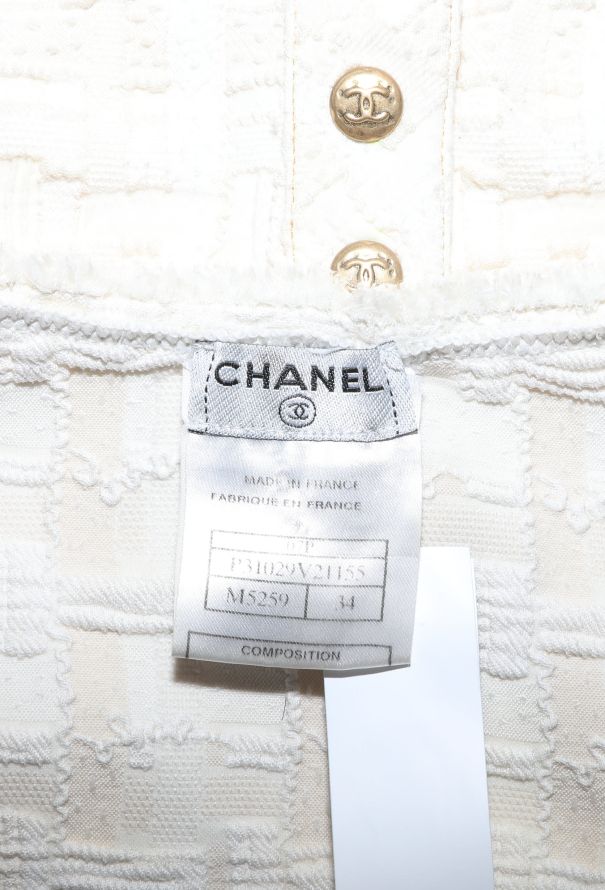 Chanel ICONIC S/S 2007 Tweed 'CC' Bodysuit - 6