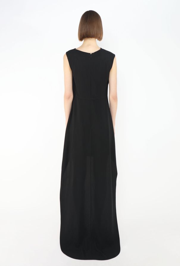 Saint Laurent 2015 Asymmetrical Train Dress - 5