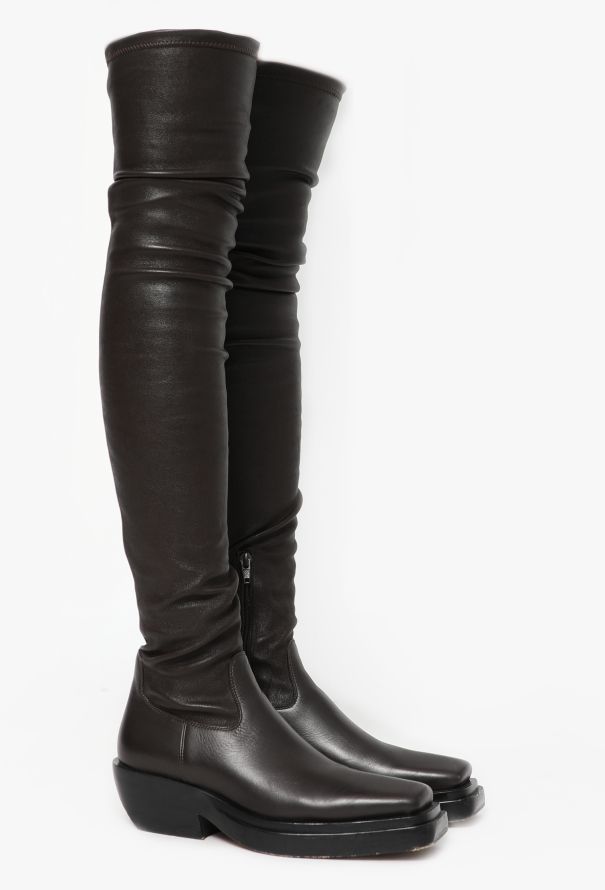 Bottega Veneta F/W 2020 Leather Western Boots - 3 Bottega Veneta F/W 2020 Leather Western Boots - 3