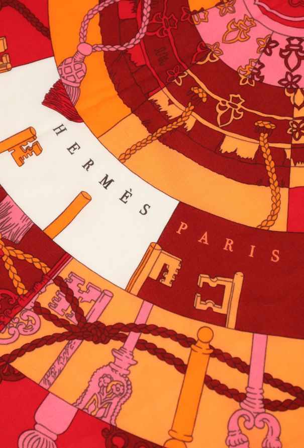 Hermès 'Tours de Clés' 140cm Cashmere Shawl - 4