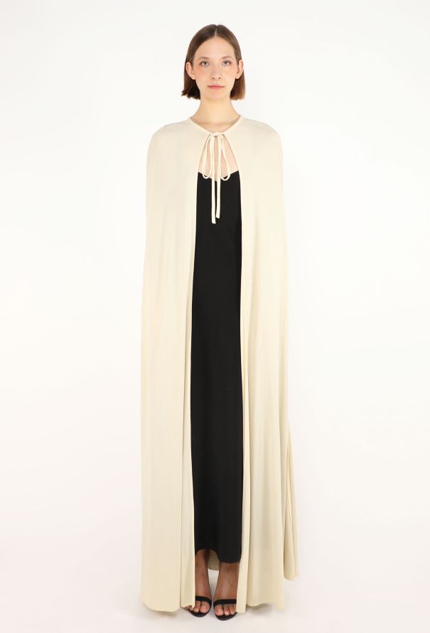 Azzaro Floor-Length Jersey Cape, 1971 - 2