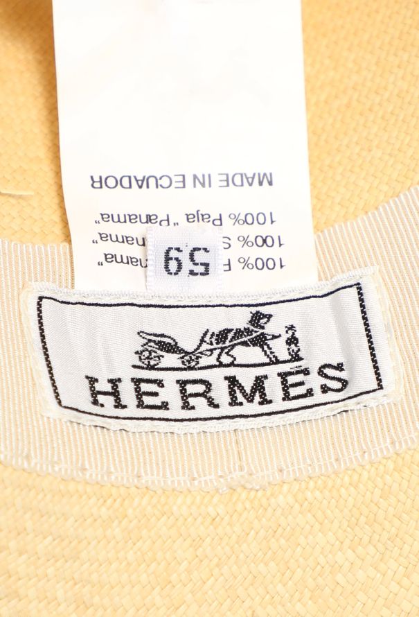 Hermès Classic Straw Panama Hat - 5