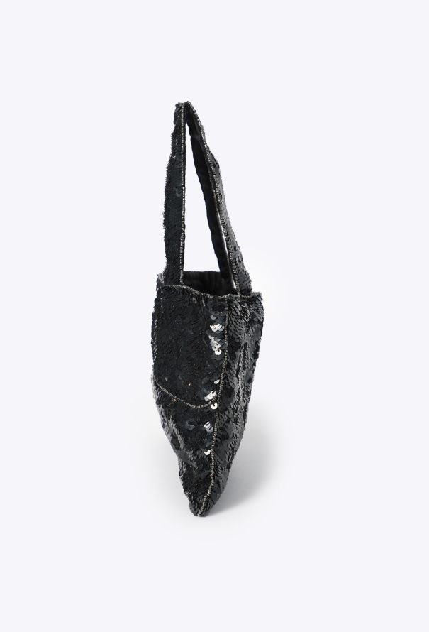 Chanel '90s Mini Trompe-l’oeil Sequin Tote Bag - 5