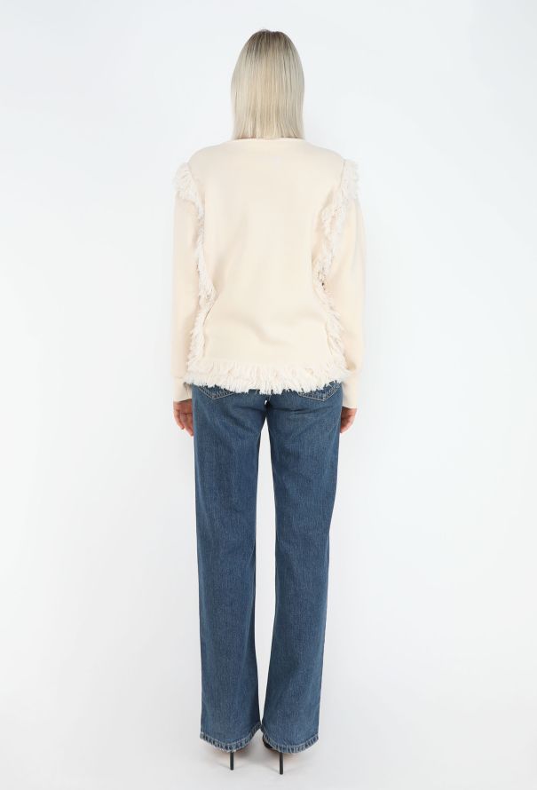 Chloé 2015 Fringed Trim Sweater - 5