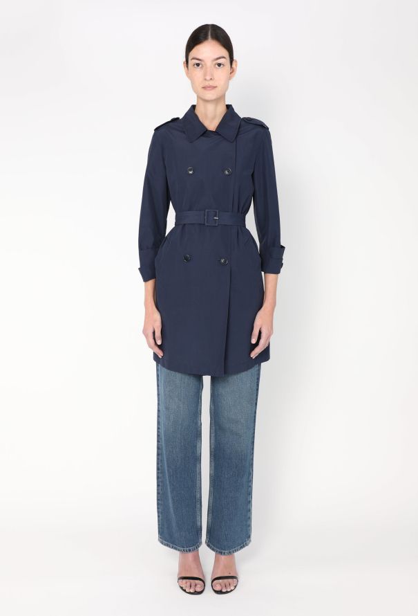 Prada Classic Belted Cotton Trench - 1