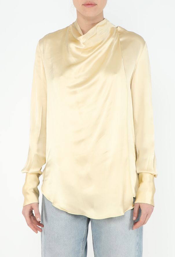 Céline S/S 2013 Charmeuse Lavallière Blouse - 1