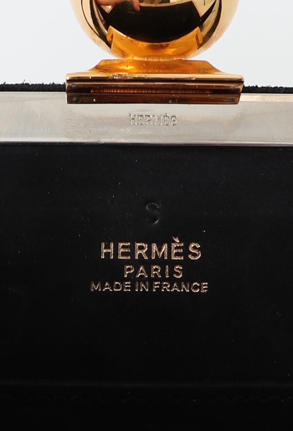 Hermès '80s Black Doblis Seal Sac à Malice - 11 Hermès '80s Black Doblis Seal Sac à Malice - 11