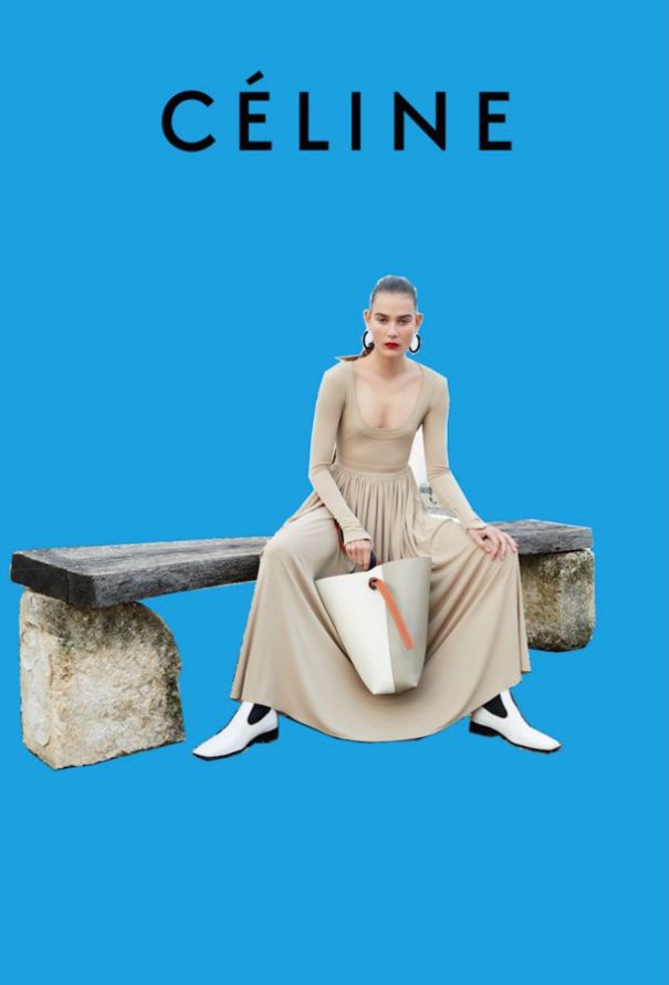 Céline Open-Back Crêpe Dress, S/S 2016 - 3