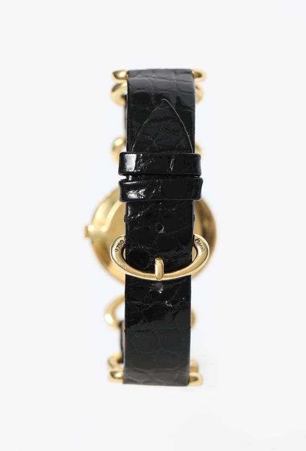 Piaget 18k Yellow Gold & Coral Anneaux Watch, 1970s - 6