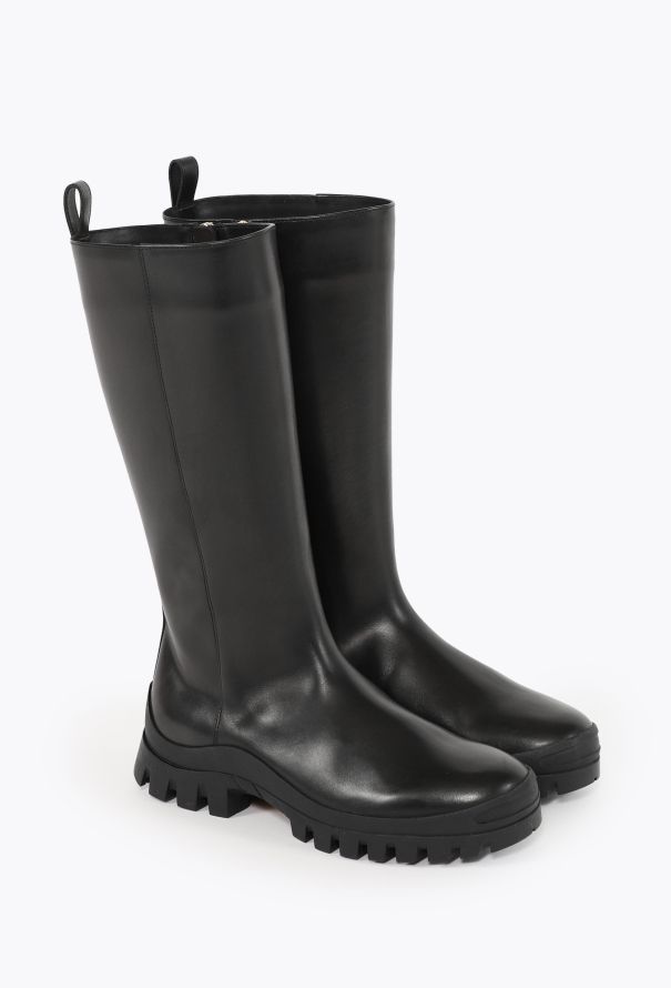 The Row 2023 Calfskin Greta Moto Boots - 3