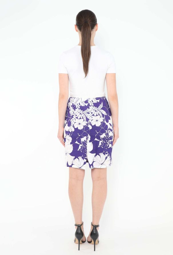 Miu Miu Rare S/S 2003 Cotton Slit Skirt - 5