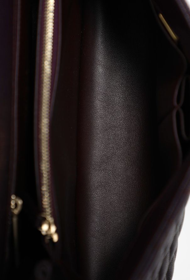 Chanel Classic Medium Dark Prune Coco Handle Flap Bag - 12