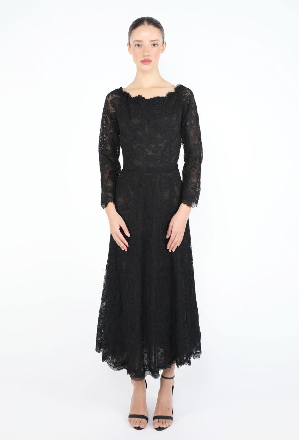 Saint Laurent 1999 Haute Couture  Raschel Flared Dress - 2