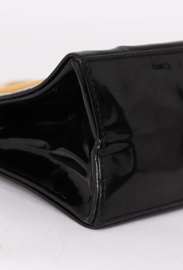 Saint Laurent '80 Black Vinyl Mini Bag - 10