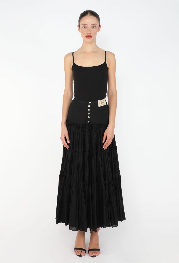 Jean Paul Gaultier '80s Tiered Peasant Skirt - 1