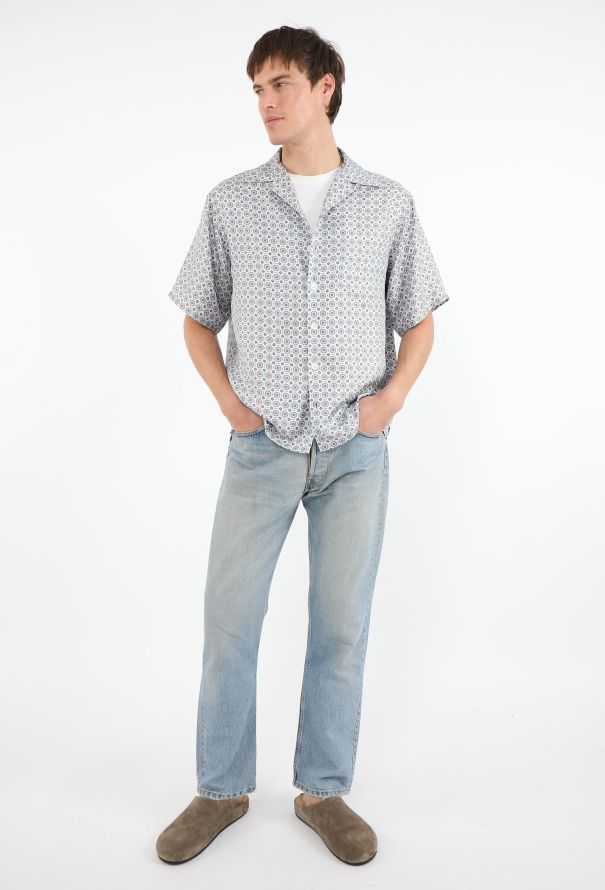 Prada 2024 Printed Silk Shirt - 1