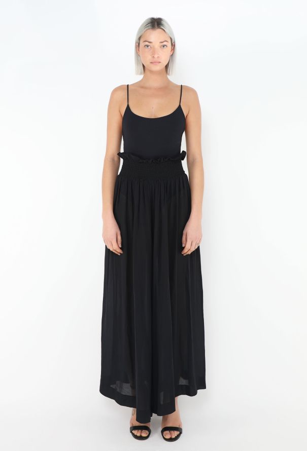 Chanel 1990 Shirred Silk Pants - 2