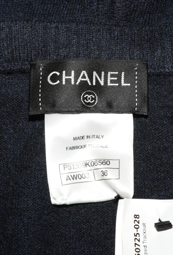 Chanel Bicolor Hooded Cashmere Tracksuit - 6