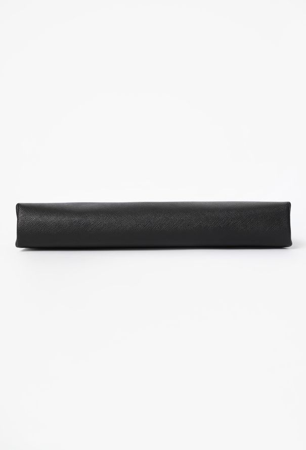 Prada Saffiano East-West Frame Clutch - 6