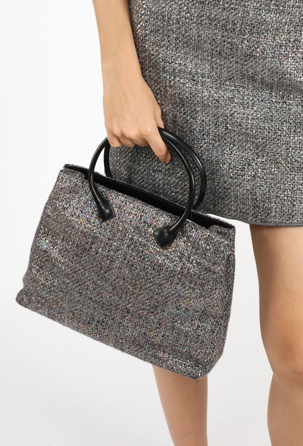 Miu Miu Iridescent Tweed Handbag, 1998 - 8