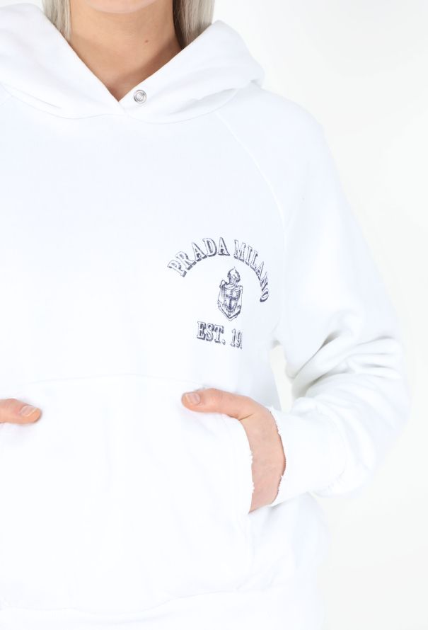 Prada 2025 Logo Hooded Sweatshirt - 4