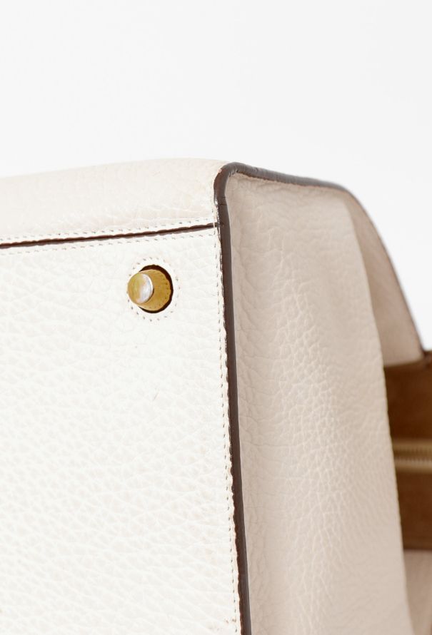 Céline White Medium Ring Bag - 10