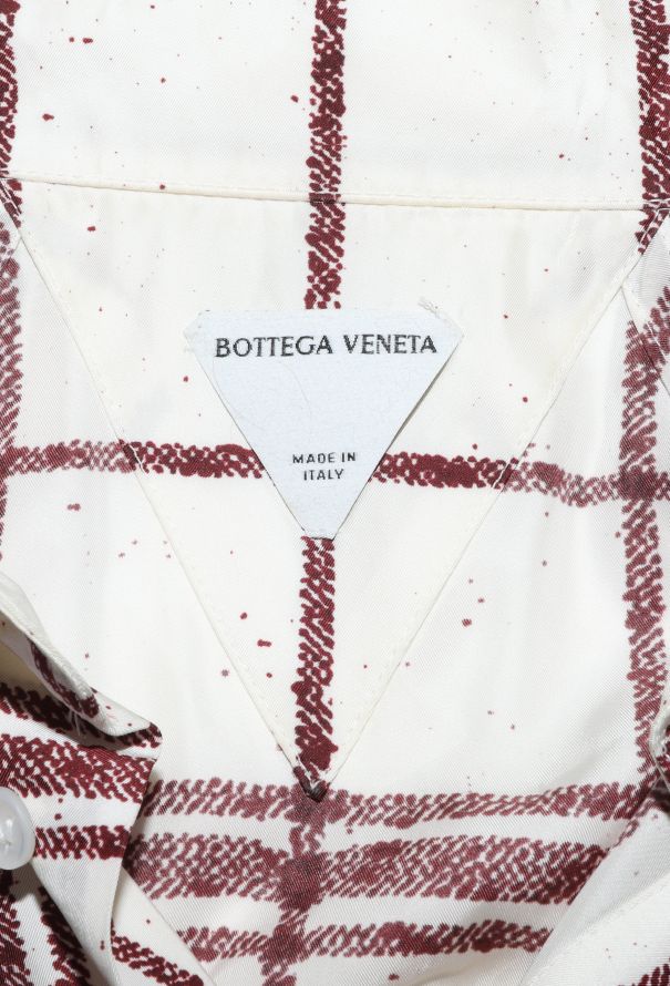 Bottega Veneta 2023 Plaid Silk Shirt - 6 Bottega Veneta 2023 Plaid Silk Shirt - 6