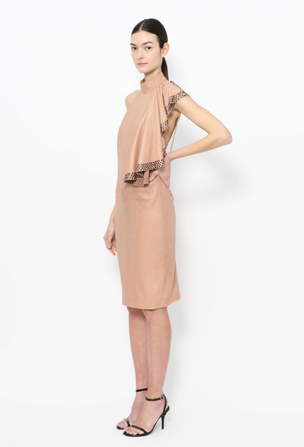 Alaïa ULTRA RARE 1981 Studded Leather Dress - 5