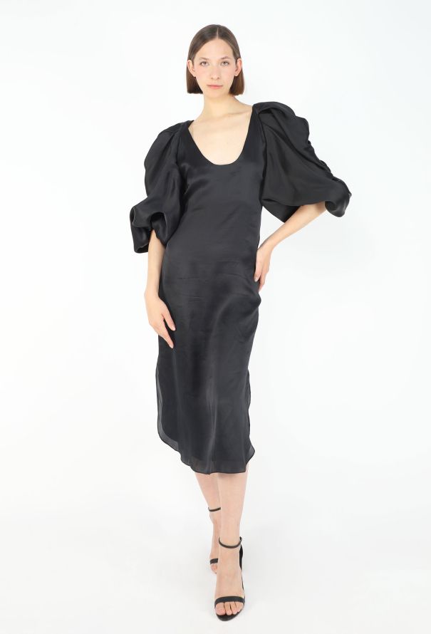 Khaite 2021 Silva Open-Back Silk Dress - 1