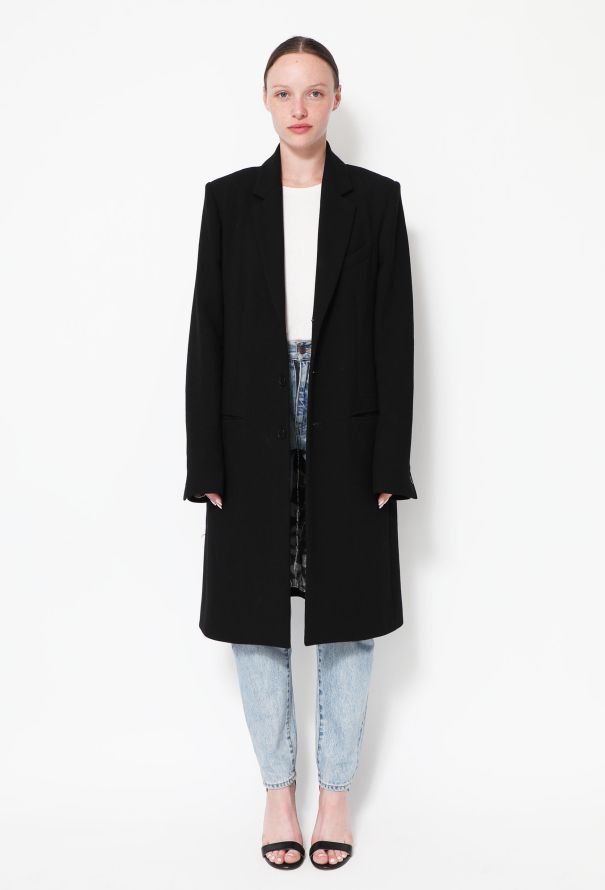Chanel Classic Tailored Crêpe Coat - 1