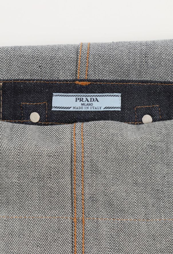 Prada 2024 Denim Emblem Overalls - 7